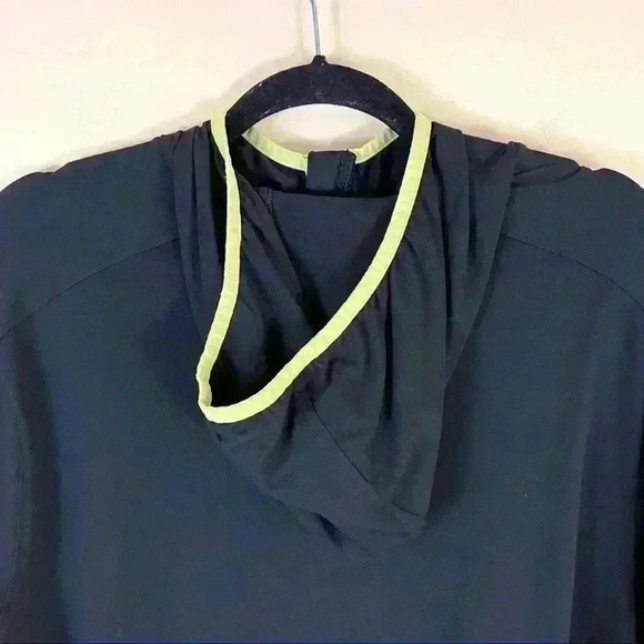 Russell Black Dri Power 360 Thumb Hole 3/4 Zip Athletic Running Hoodie Size L - Picture 8 of 11